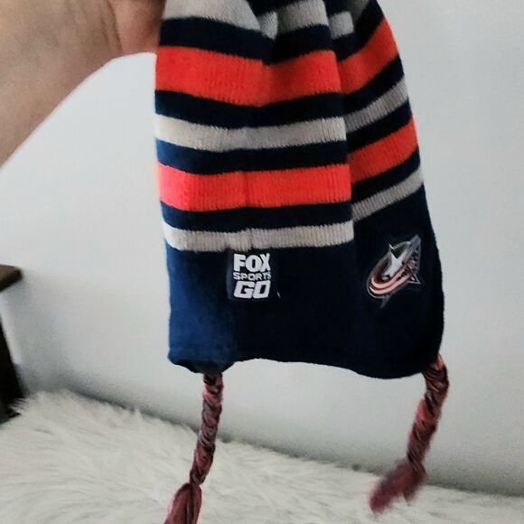 Columbus Blue Jackets hockey toboggan hat winter one size - Picture 4 of 6